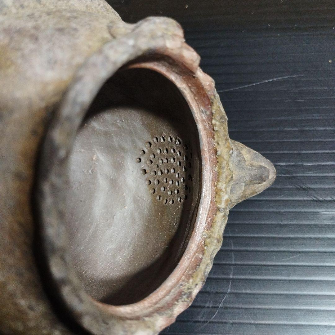 【希少】備前焼　狸宝瓶　木箱付き