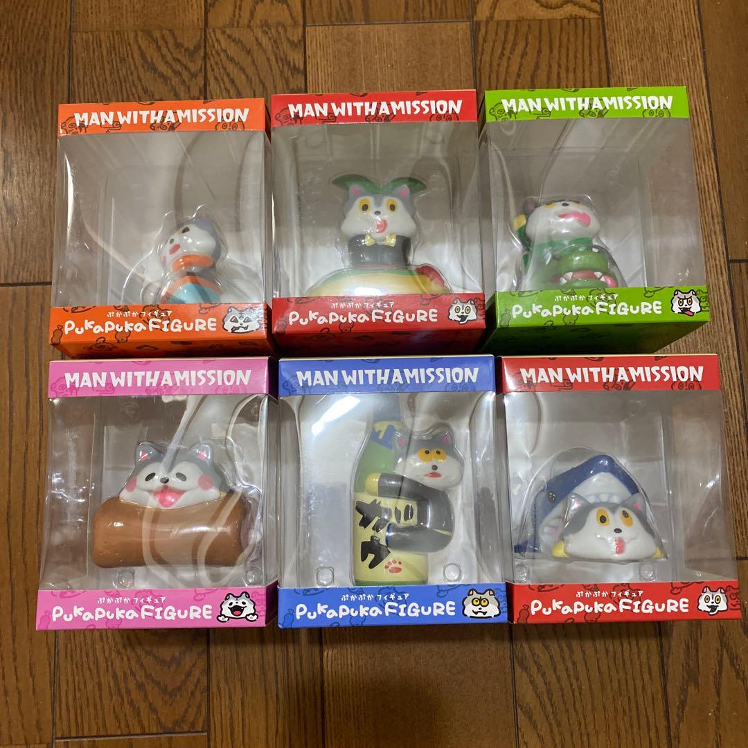 MAN WITH A MISSION ぷかぷかフィギュア 6体セット