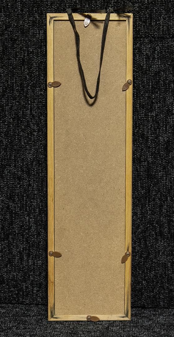 短冊額-1547　池田大作　「創価之山桜」　創価学会　印刷工芸作品