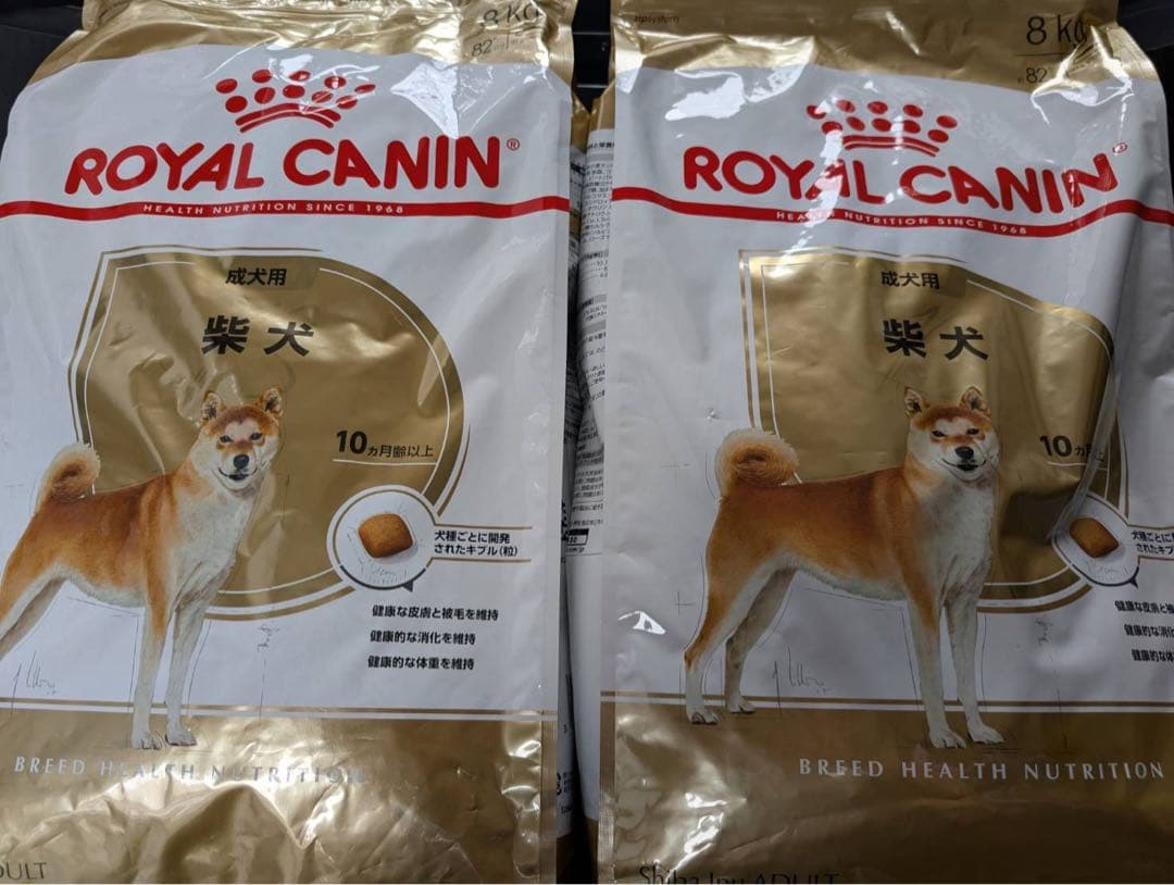 ロイヤルカナン柴犬用 ドライフード 8kg X 2袋