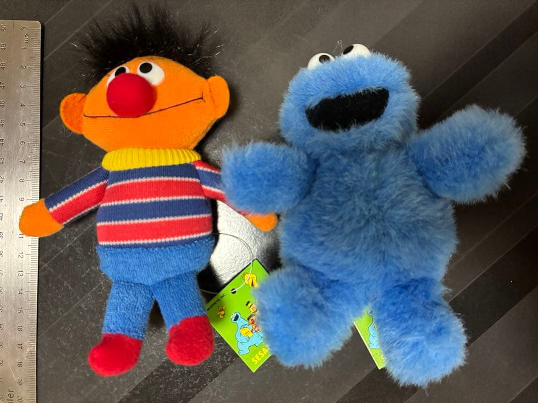セサミストリート アーニー&クッキーモンスター MUPPETS, INCタグ付き