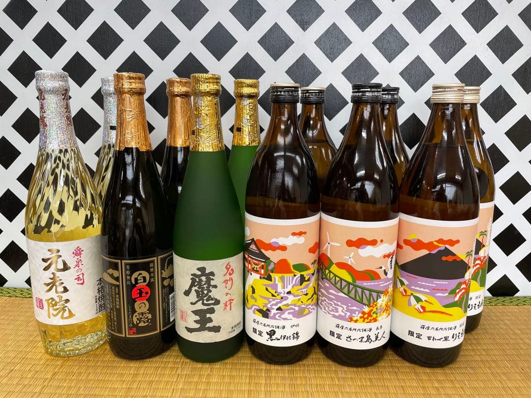 魔王特選セット白玉の露 元老院 魔王 黒伊佐錦 さつま島美人 あわせ黒利右衛門