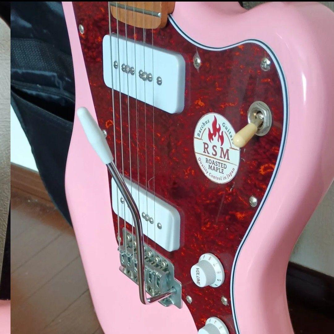 ほぼ新品バッカス　ジャズマスタータイプ　bacchus BJM-1-RSM