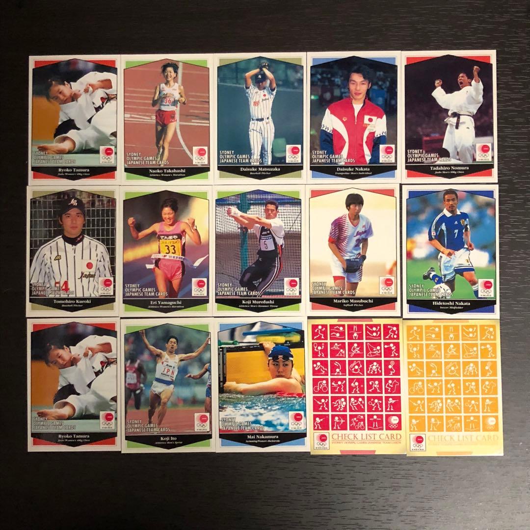 シドニーオリンピック 日本代表選手団カード トレーディングカード トレカ セット