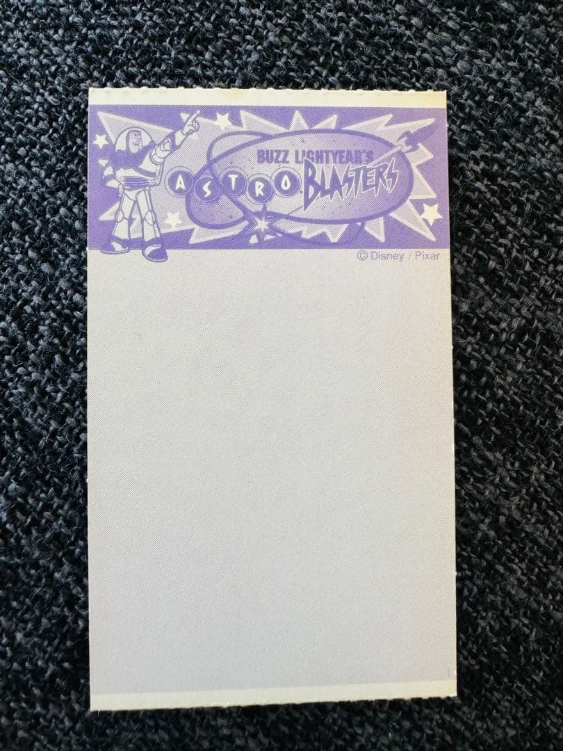 【激レア】ディズニーランド ASTRO BLASTERS ファストパス エラー