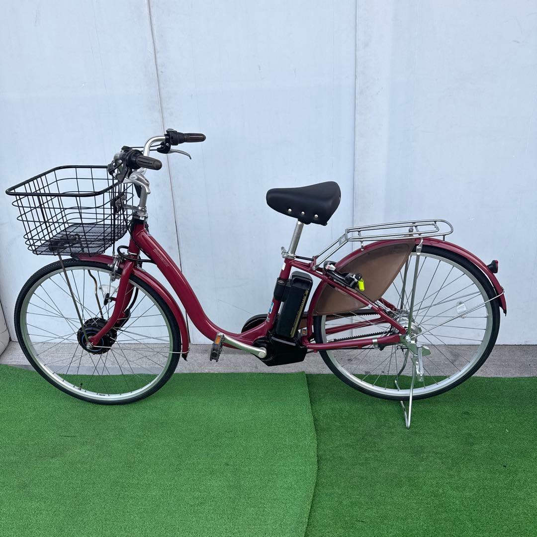 ブリヂストン アルベルト新型電動アシスト自転車26インチ レッド