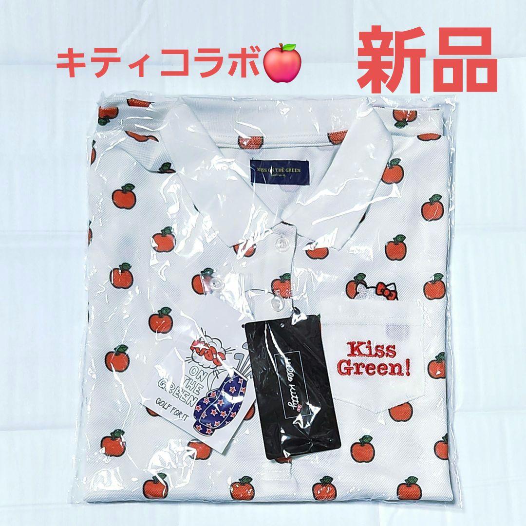 ① 新品未開封 キスオンザグリーン ハローキティ ゴルフ ポロシャツ Lサイズ