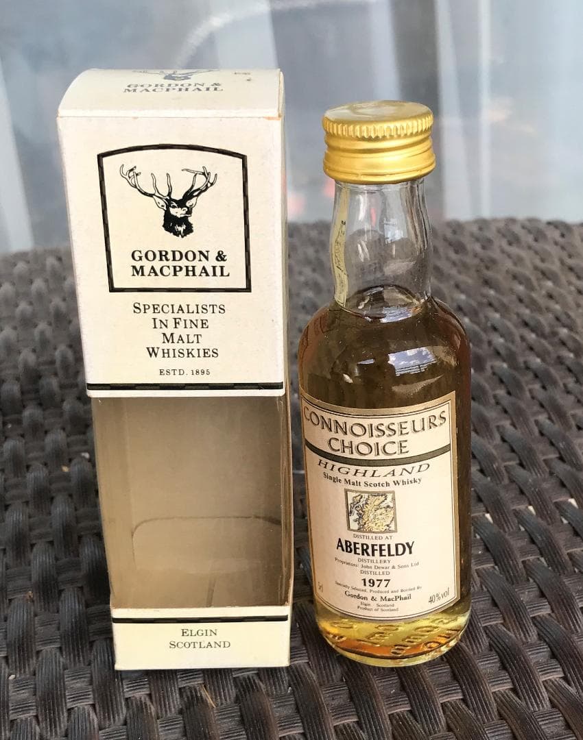 シングルモルト　ゴードン＆マクファイル社　ミニチュアボトル　50ml　2本組