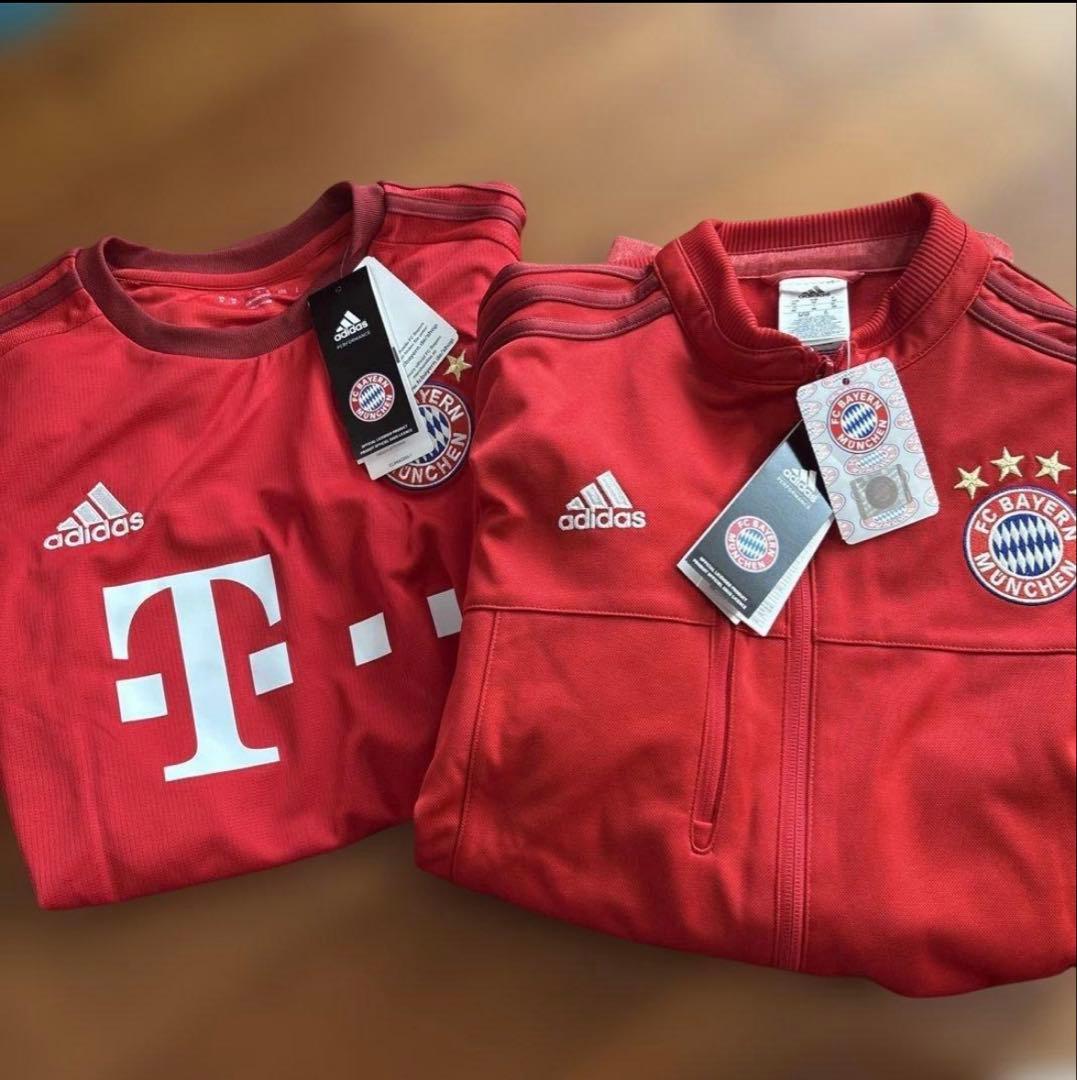新品タグ付きadidas バイエルンミュンヘンユニフォーム他２点セットM