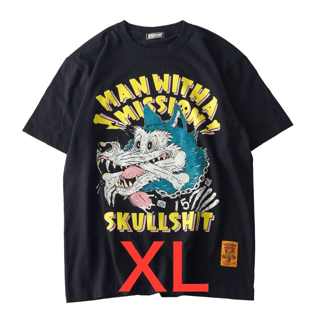 マンウィズ 半袖 SKULL SHIT コラボ 15周年記念グッズ XL