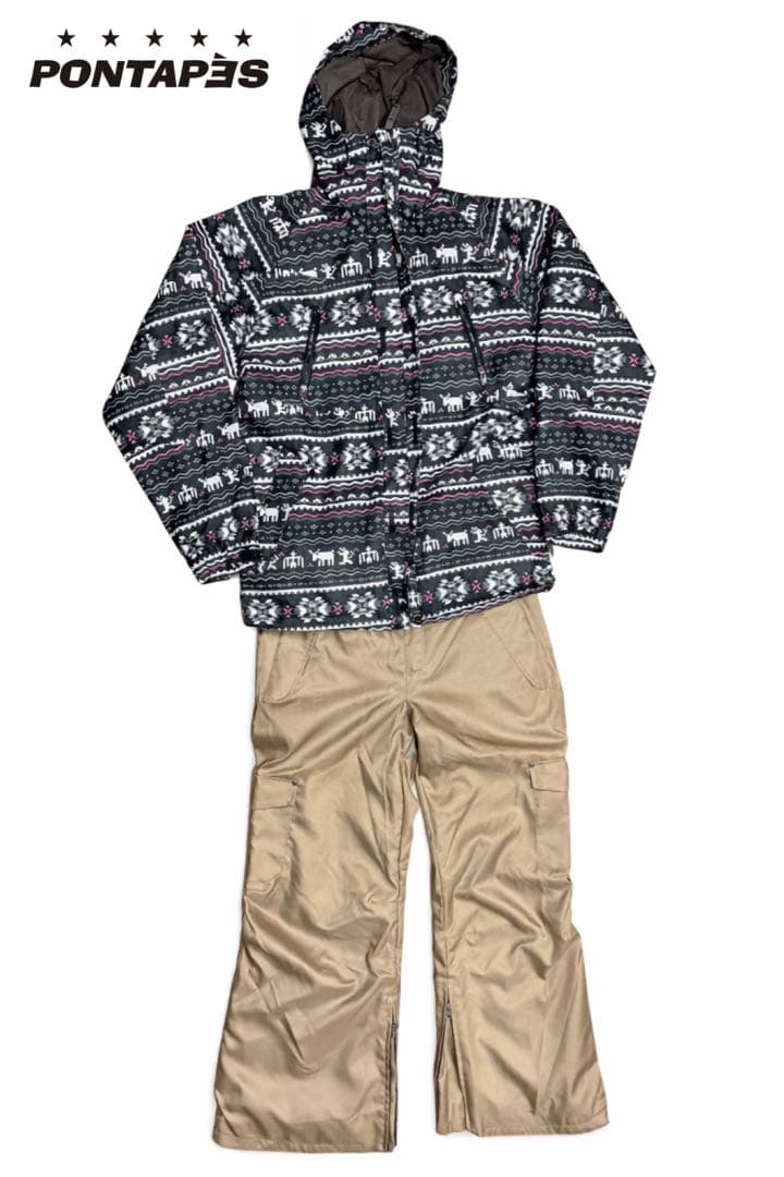 PONTAPES スノーボードウェア メンズ Lサイズ