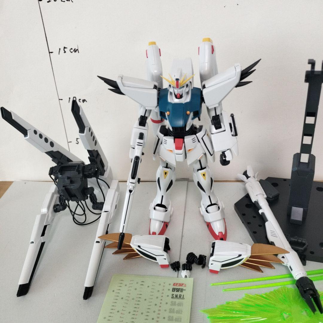 MG1/100 ガンダムF91ver2.0 完成品ガンプラ バックキャノン装着型