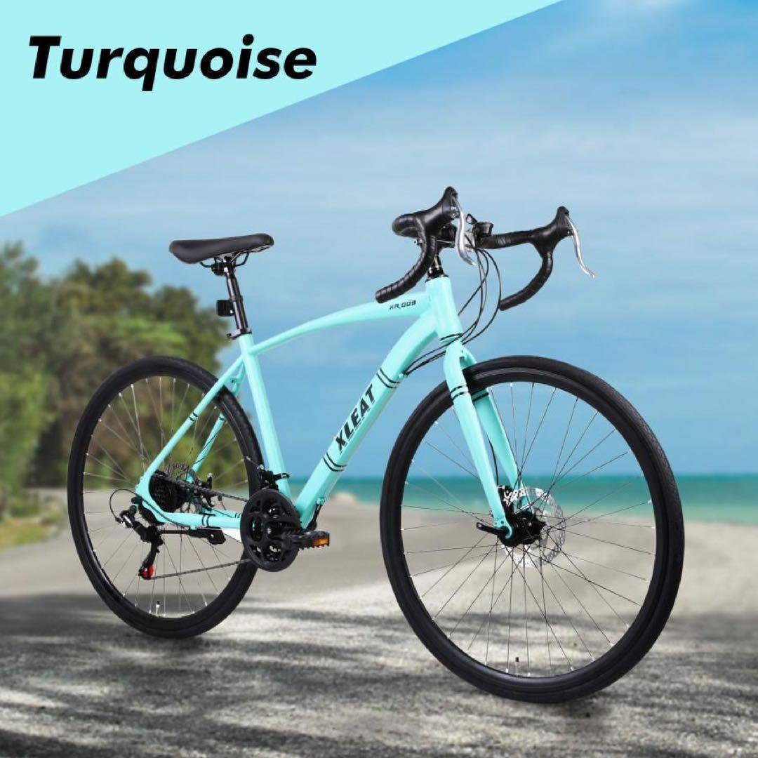 ロードバイク 自転車 初心者 21段変速 シマノ製 アウトドア　ダーコイズ