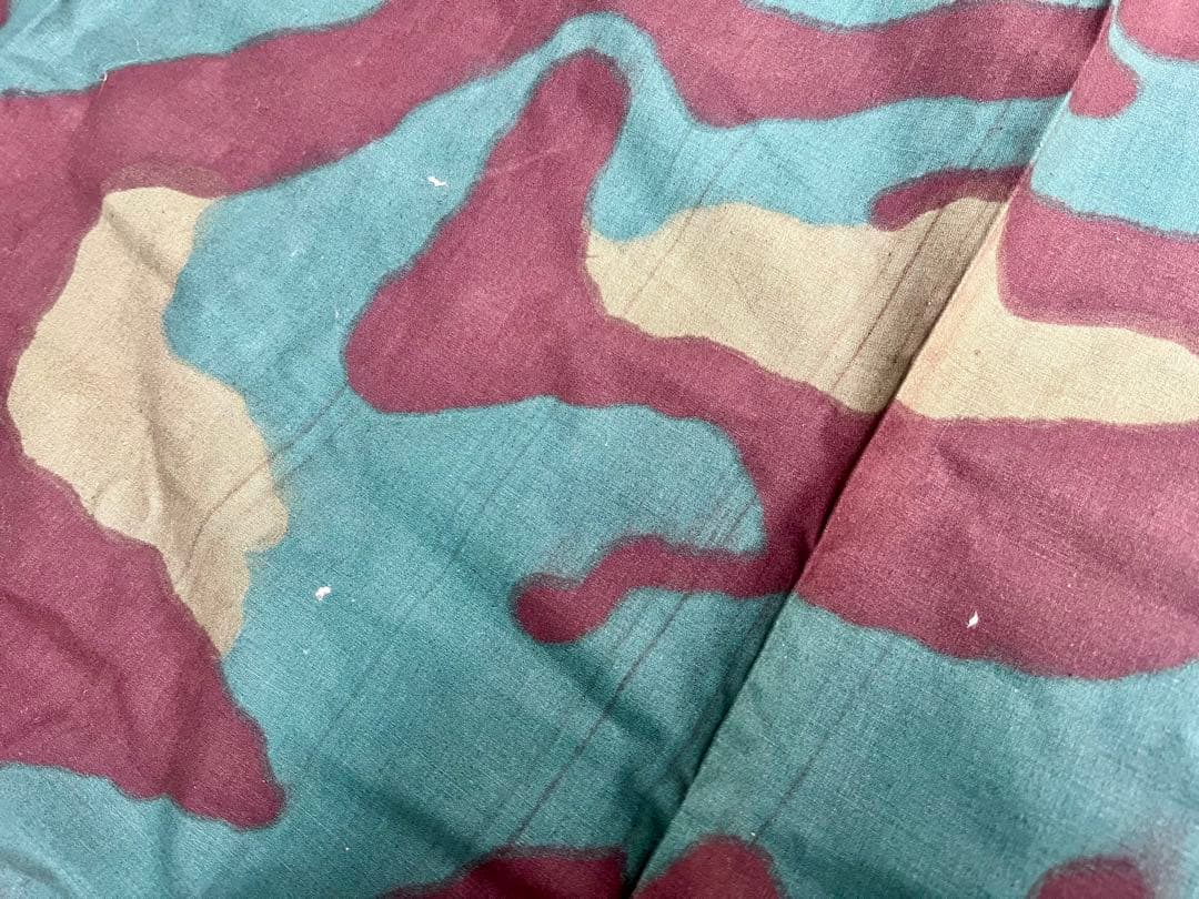 ②実物 デッドストック イタリア軍幕 タープ テント サンマルコ迷彩 キャンプ