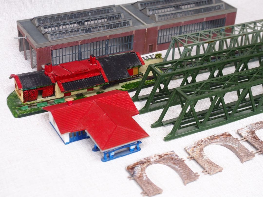 Nゲージ 建物 ストラクチャー セット ジオラマ用 C