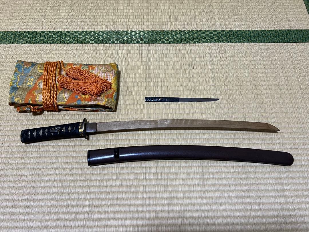 脇差　拵　刀袋付き
