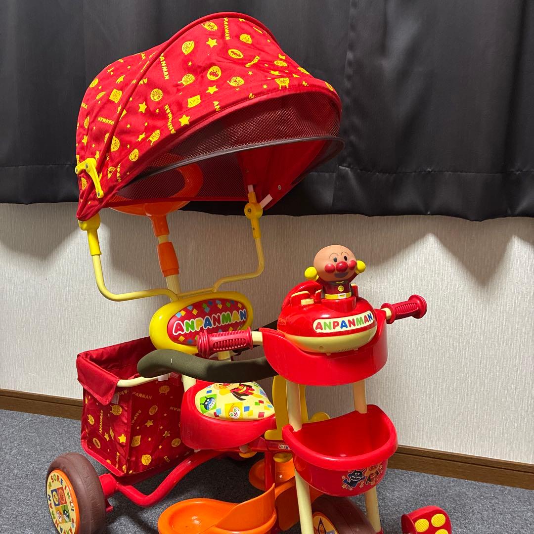 アンパンマン 三輪車 音声 おしゃべり アンパンマン バイキンマン キッズ 子供
