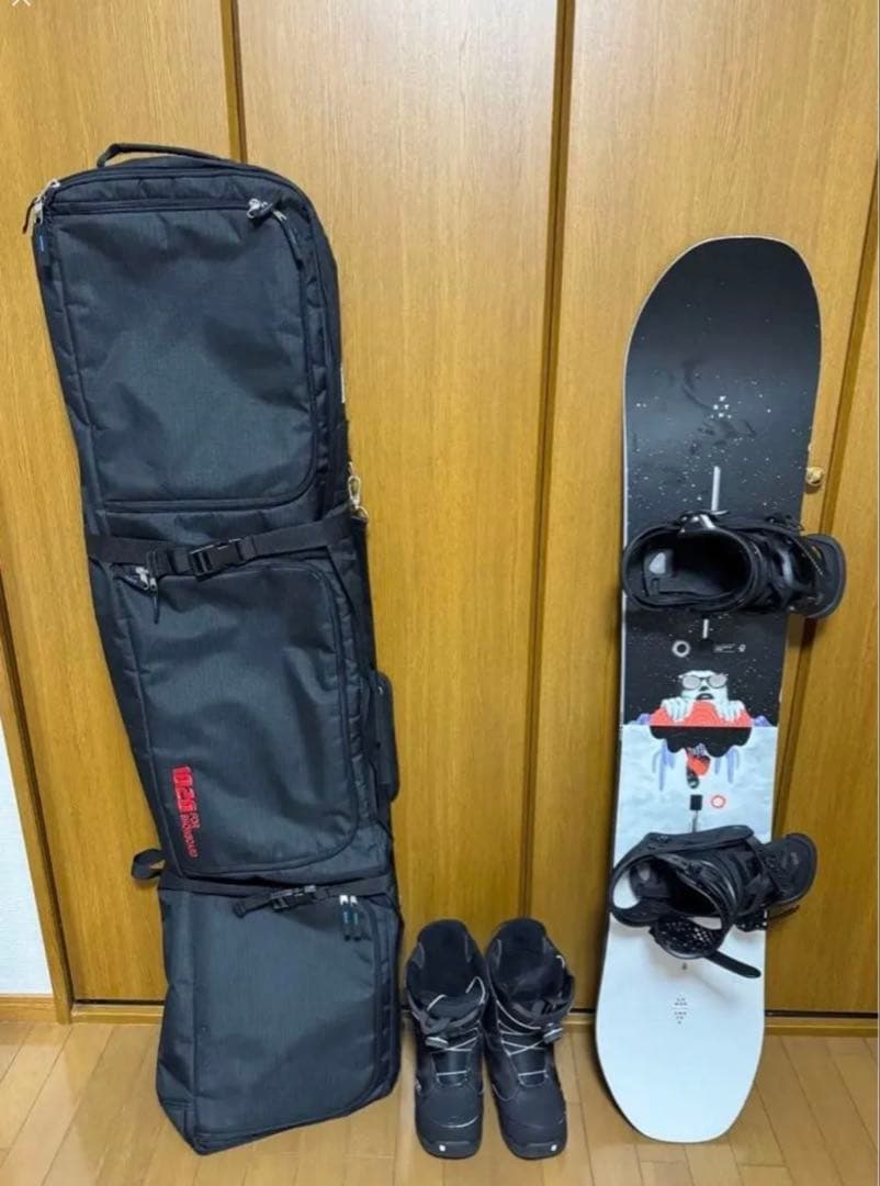Burton スノーボード　ビンディング　ブーツ　ケース4点セット バートン 板