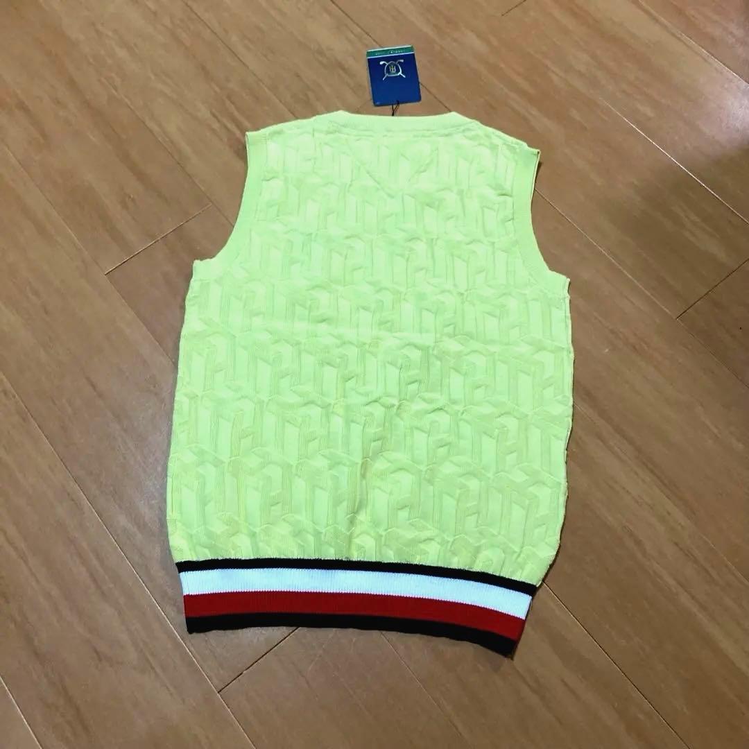 ✨新品❣️✨【 】Vネック ニットベスト／黄¥13750