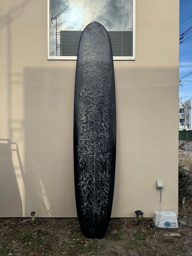 値段交渉可 ハワイシェイパー Toots 9'4 ログ フィンつき