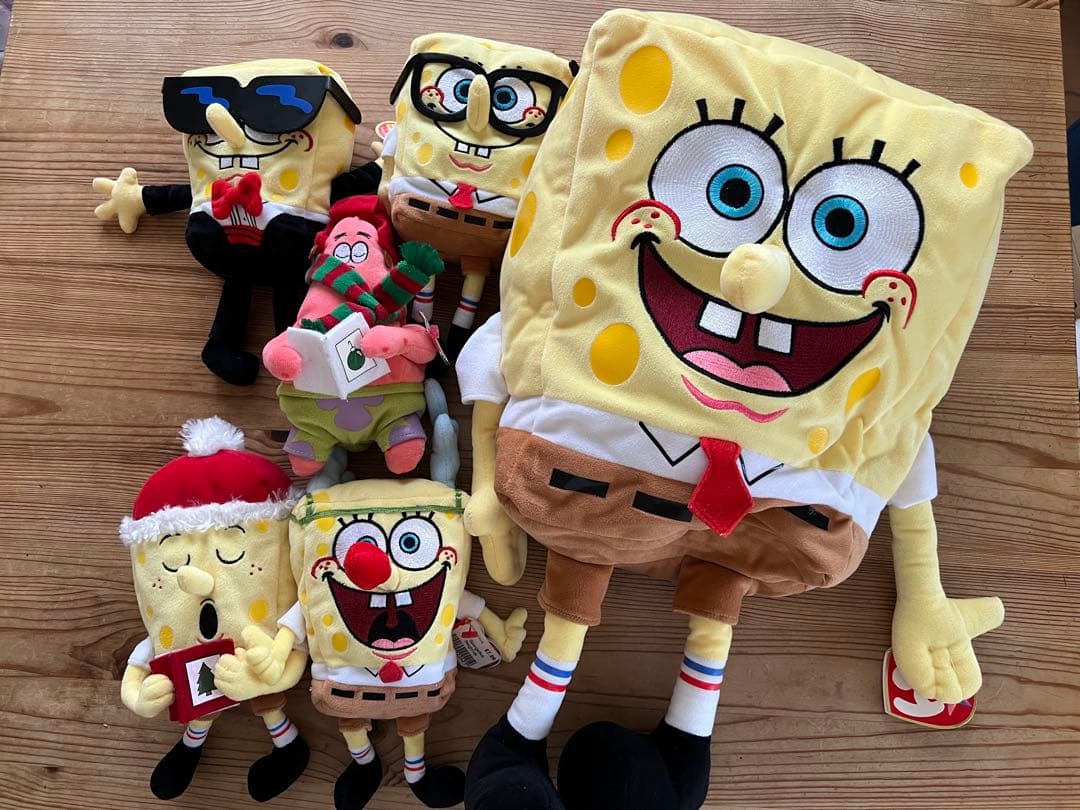 スポンジボブ　ぬいぐるみ　Ty ty