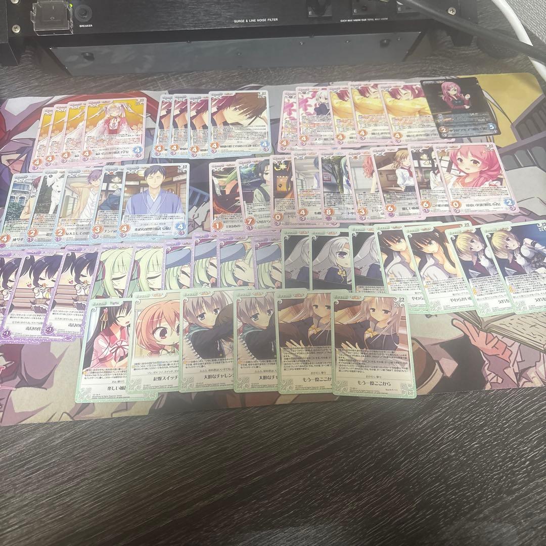 カオスtcg デッキ　千恋万花　朝部芳乃デッキ　RRR有　ゆずソフト