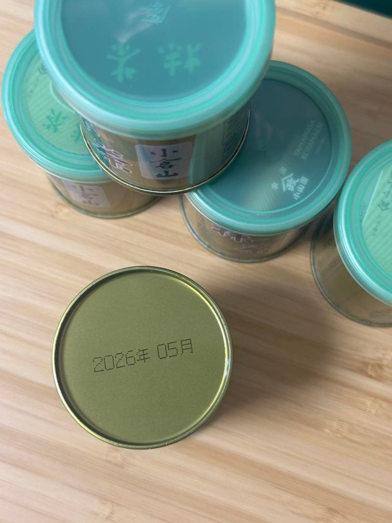 京都宇治　抹茶　山政小山園　小倉山30g 5缶セット