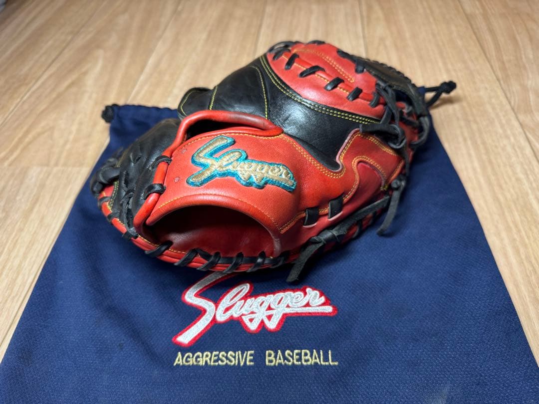 袋付き【オーダー】久保田スラッガー　一般軟式捕手用グラブ
