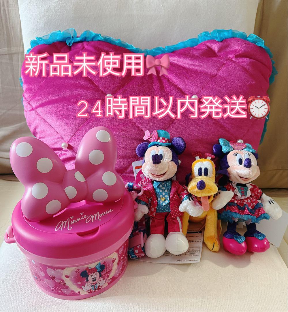 パルパル　ポップコーンバケット・ブランケット・ぬいぐるみバッジ3 点　セット