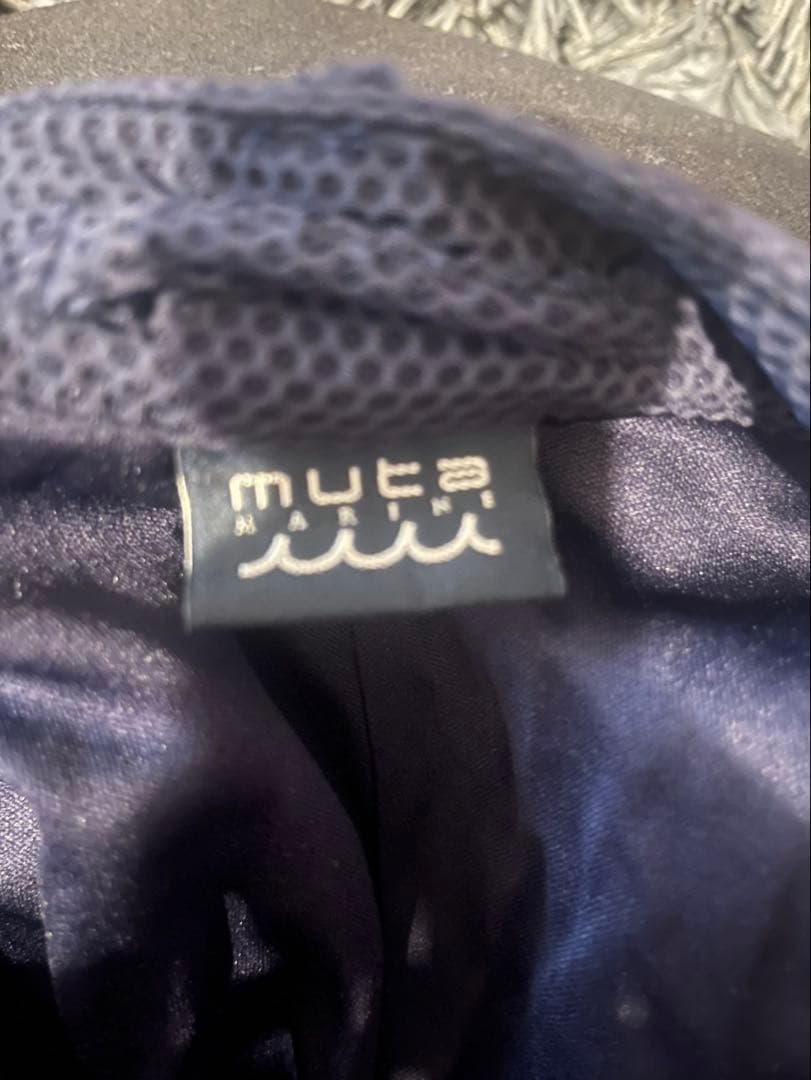 muta marine メンズ　ハーフパンツ メッシュ素材　紺色