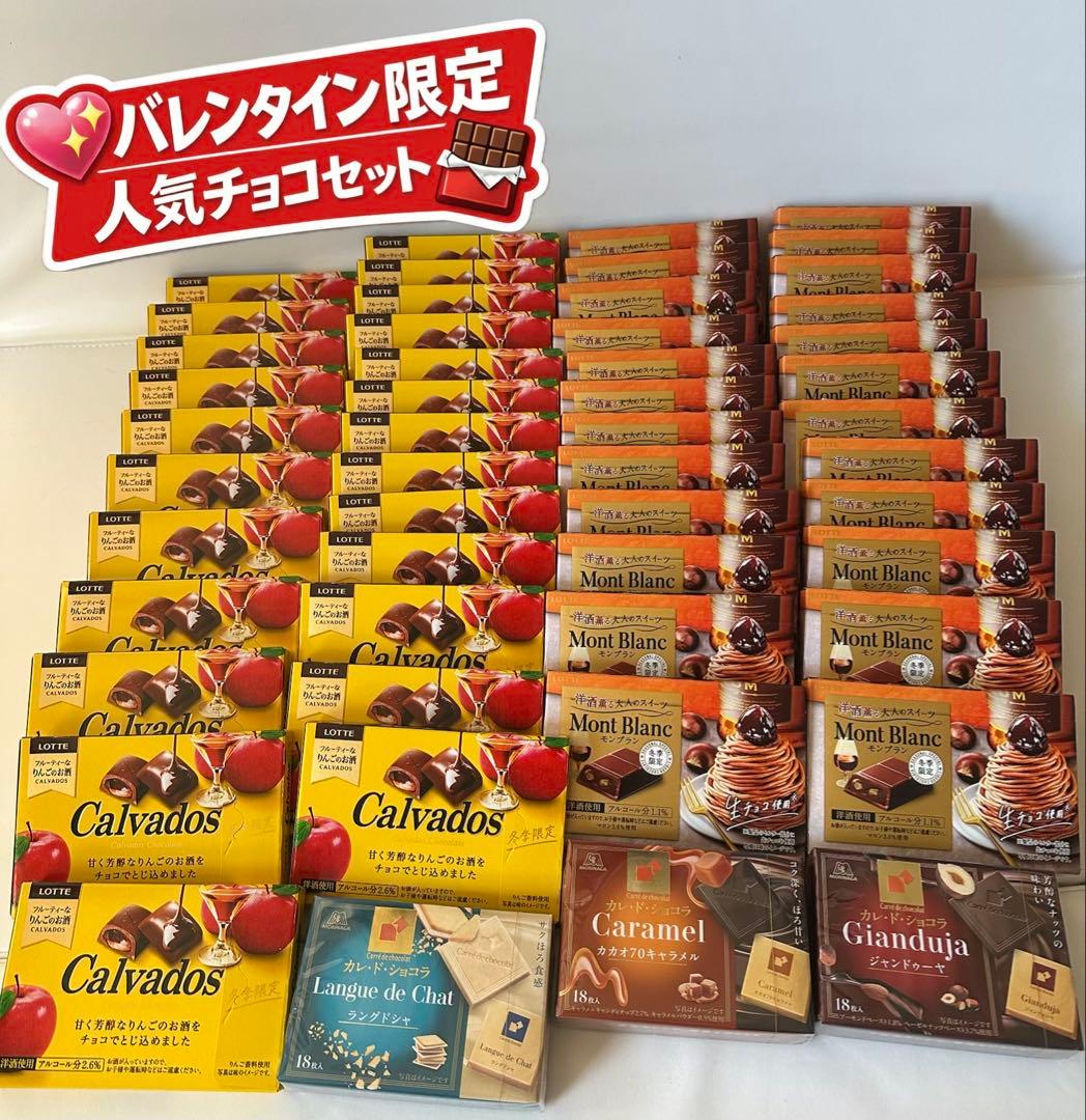 【激安オークション】ロッテ チョコ　大量51箱 モンブラン　23①