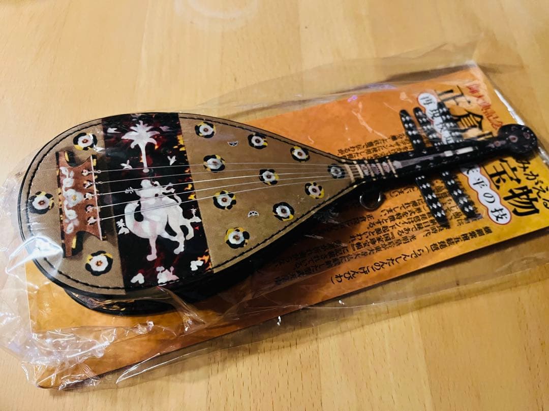 模造 螺鈿紫檀五絃琵琶 エコバッグ＆ポーチ