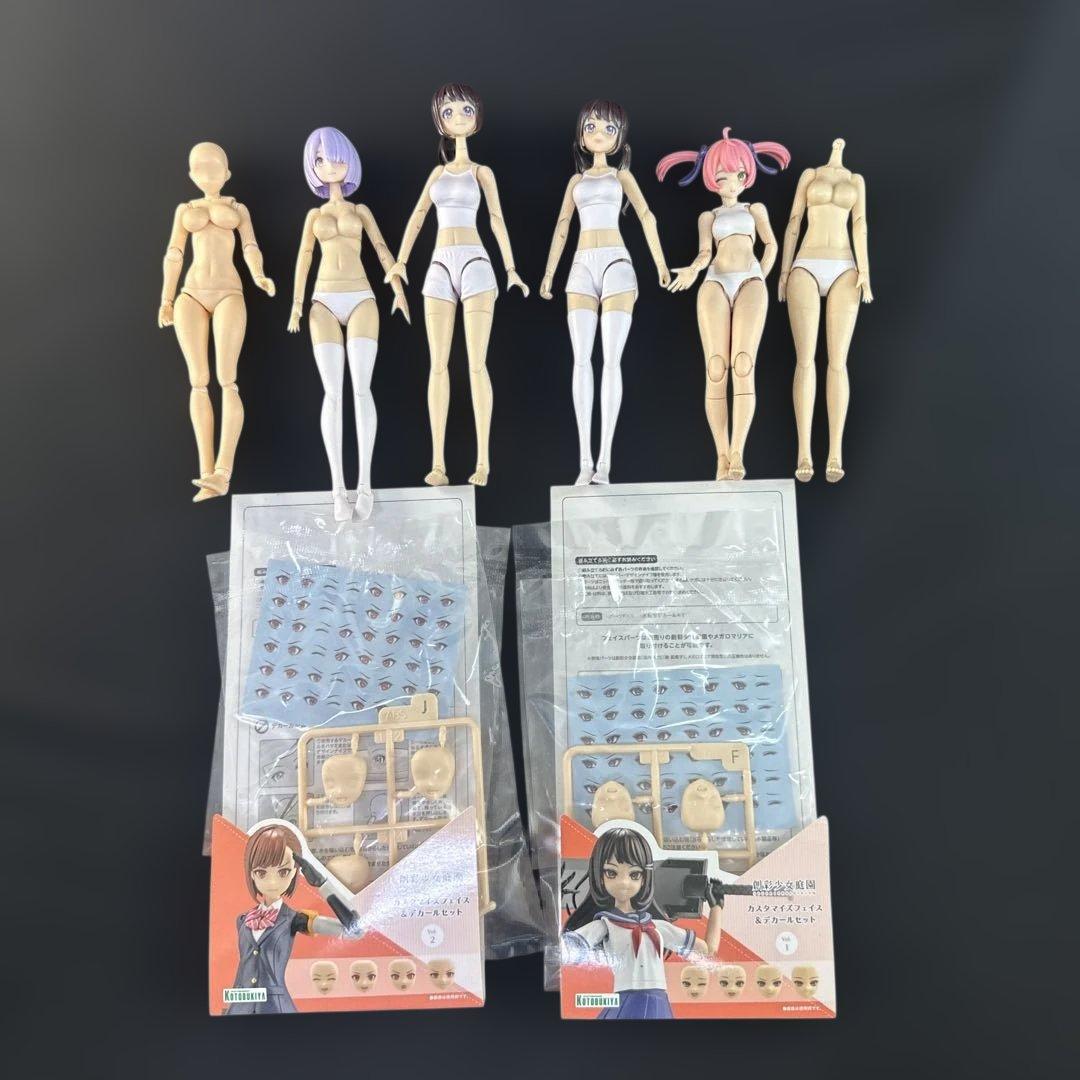 創彩少女庭園、メガミデバイス、他、ドレスアップボディー6体　他セット　中古