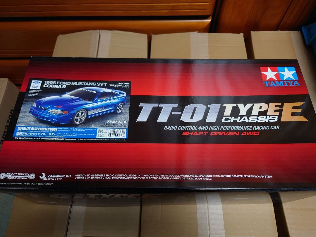 タミヤ TT-01 フォードマスタングSVTコブラR MRC 2駆ドリコンバ