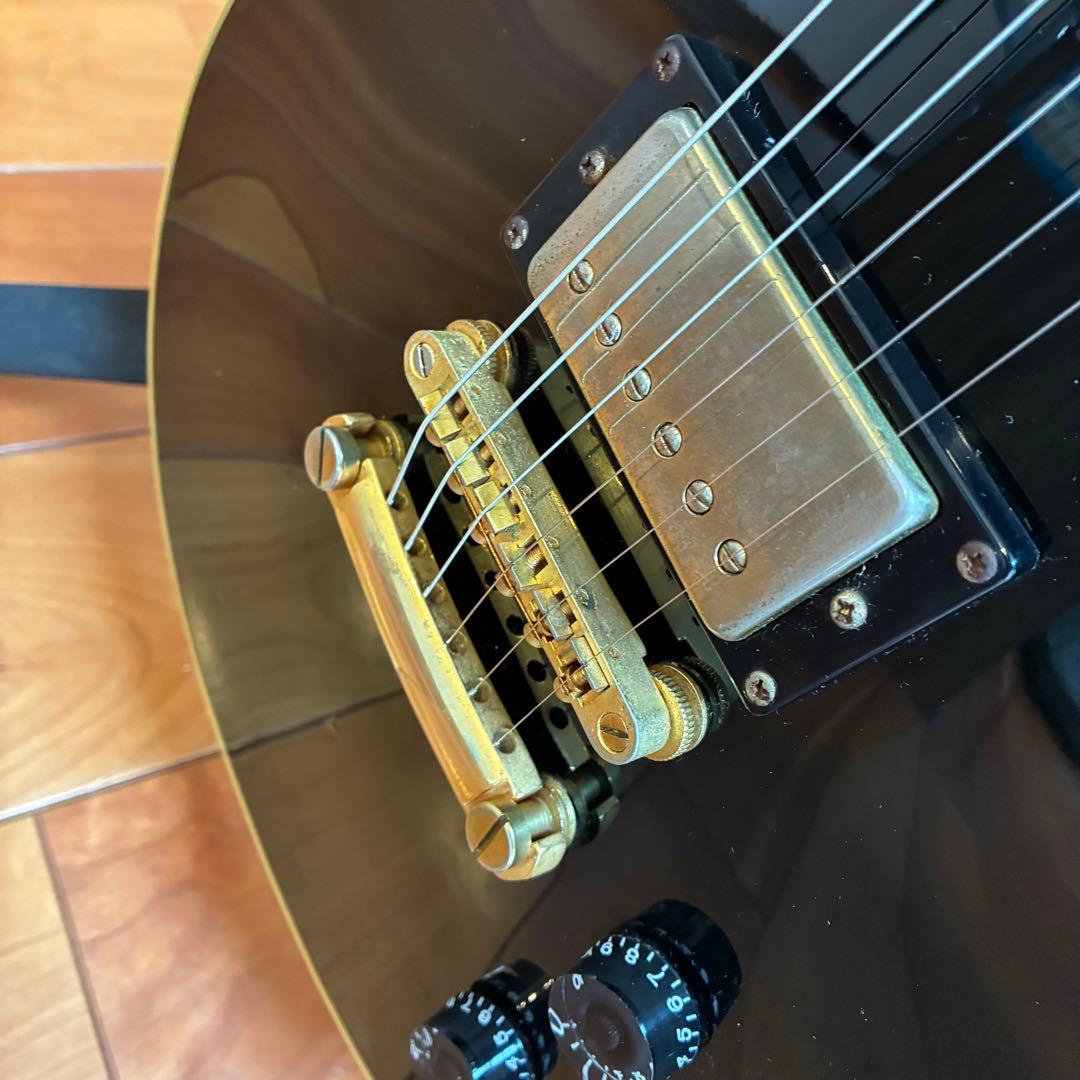 GrassRoots/グラスルーツ レスポールカスタム ブラック ソフトケース付