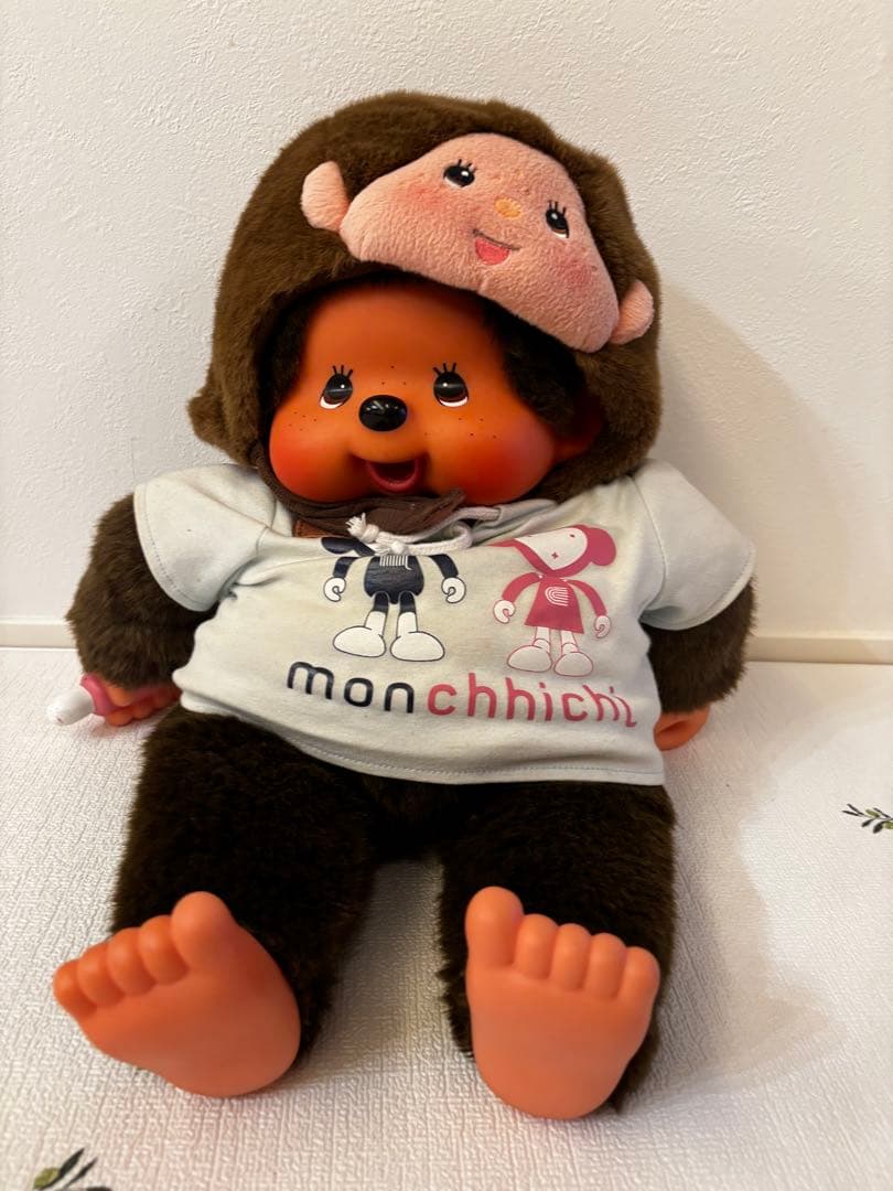 【希少】モンチッチ ぬいぐるみ ビンテージ 巨大 50cmエンドーチェーン限定