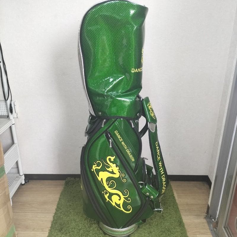 DANCE WITH DRAGON バイアスホロストライプ キャディバッグ