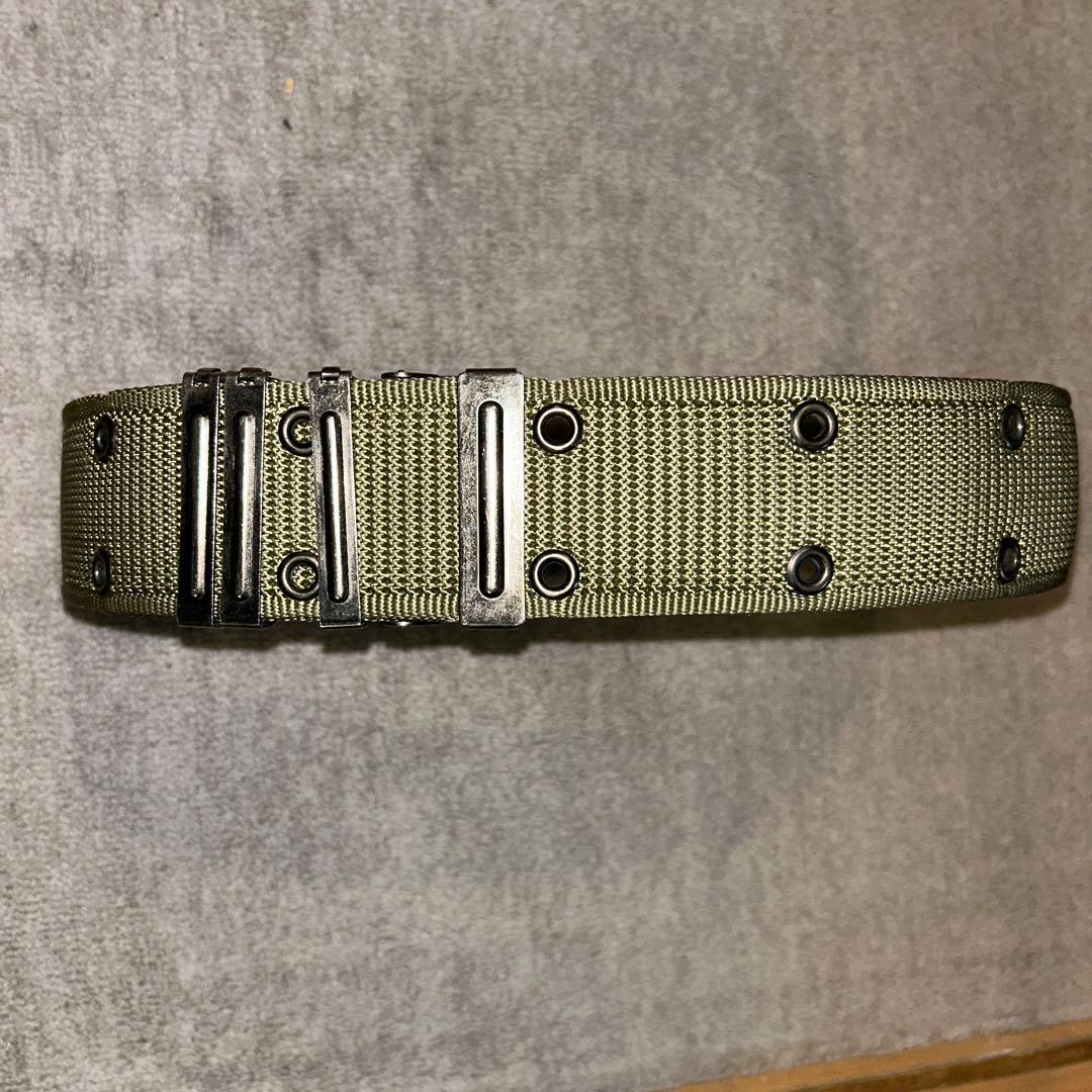 陸上自衛隊　弾帯　サバゲー オリーブグリーン ナイロンベルト サイズ調整可能