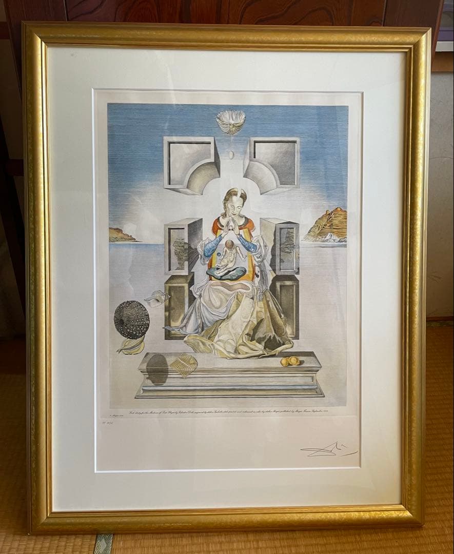 サルバドール・ダリ　「ポート・リガットの聖母」リトグラフ　AP 65/75