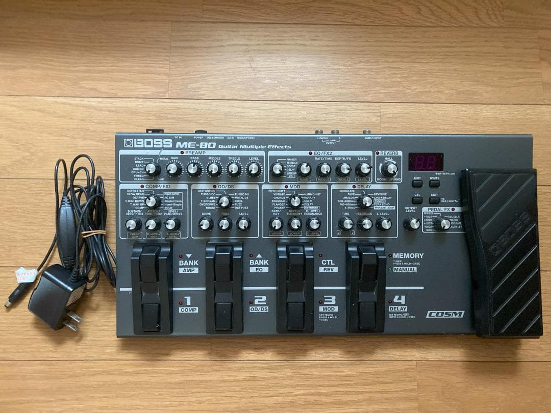 【純正ACアダプター付き】BOSS ME-80 マルチエフェクター