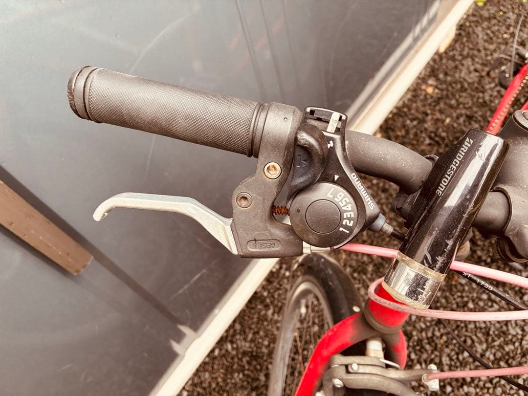 札幌　BRIDGESTONE シュライン　高校　子供用自転車レッド　26インチ