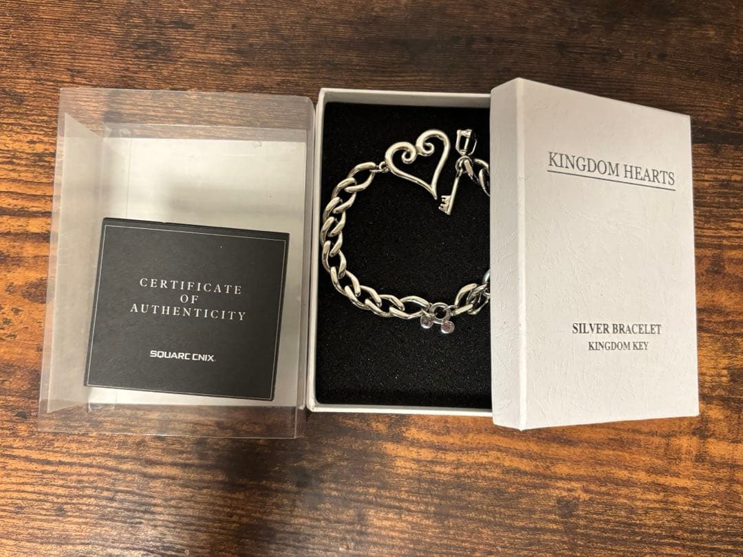 【レア】キングダムハーツ シルバーブレスレット キーブレード ミッキー ソラ