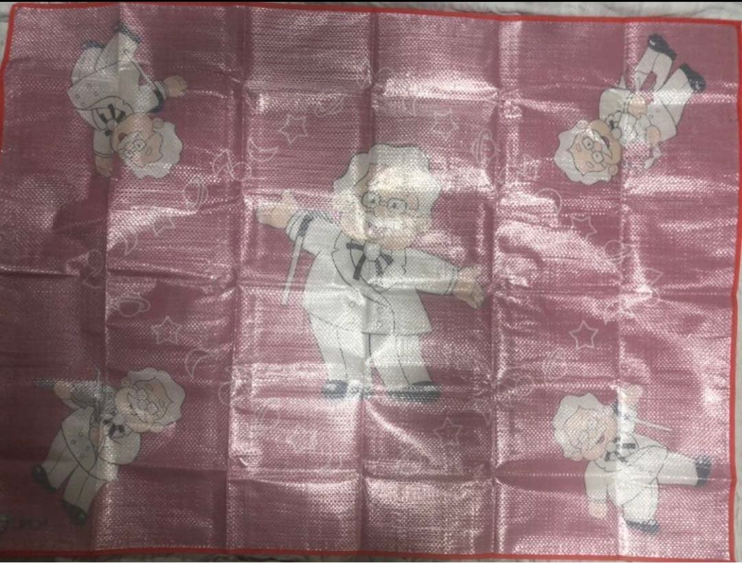 激レア昭和レトロ ケンタッキーKFC カーネルサンダースレジャーシート1993