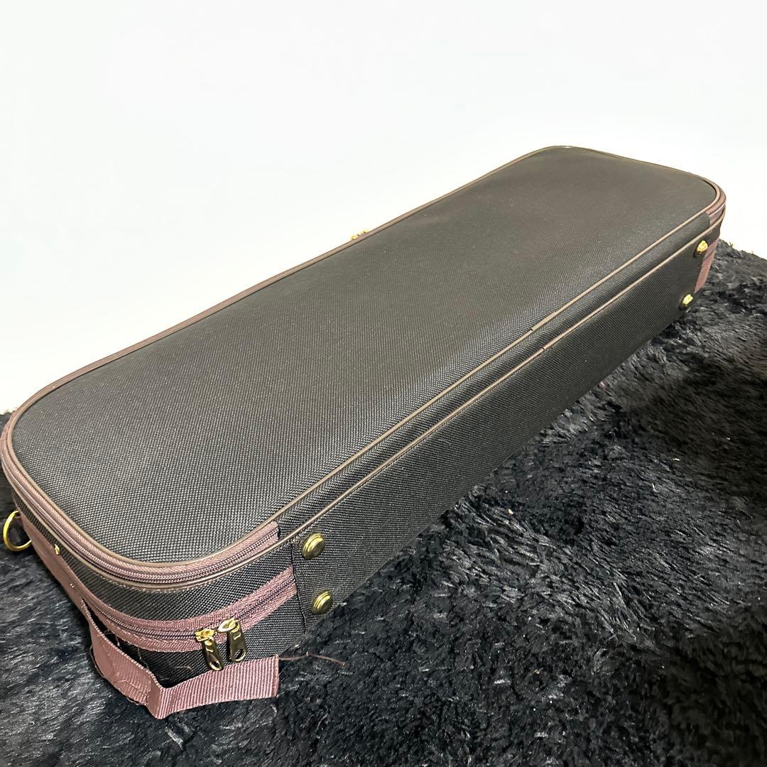 美品 バイオリンケース 4/4サイズ 弦楽器 湿度計付き 弦楽器