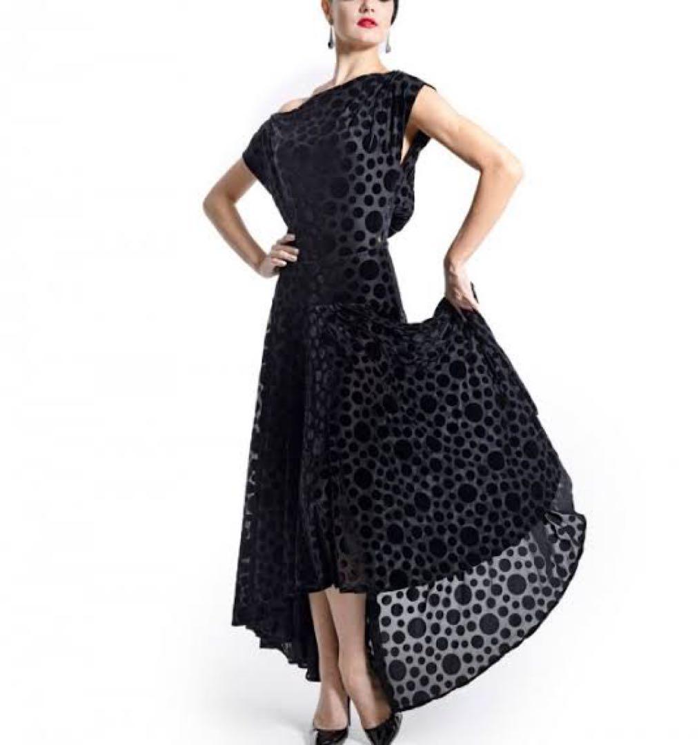 エスパンサルバーグ　チェルナーロングドレスブ ラック（M）