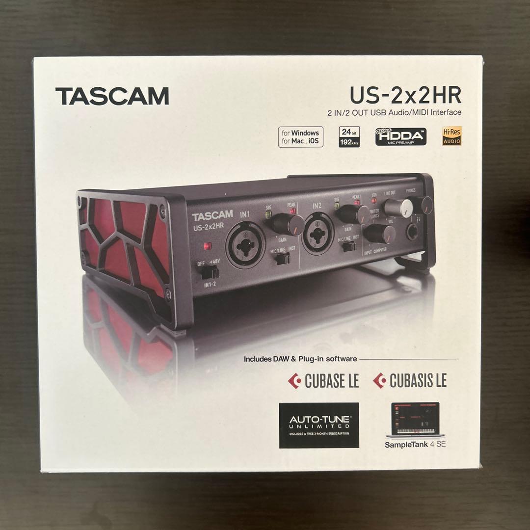 TASCAM US-2x2HR オーディオインターフェイス