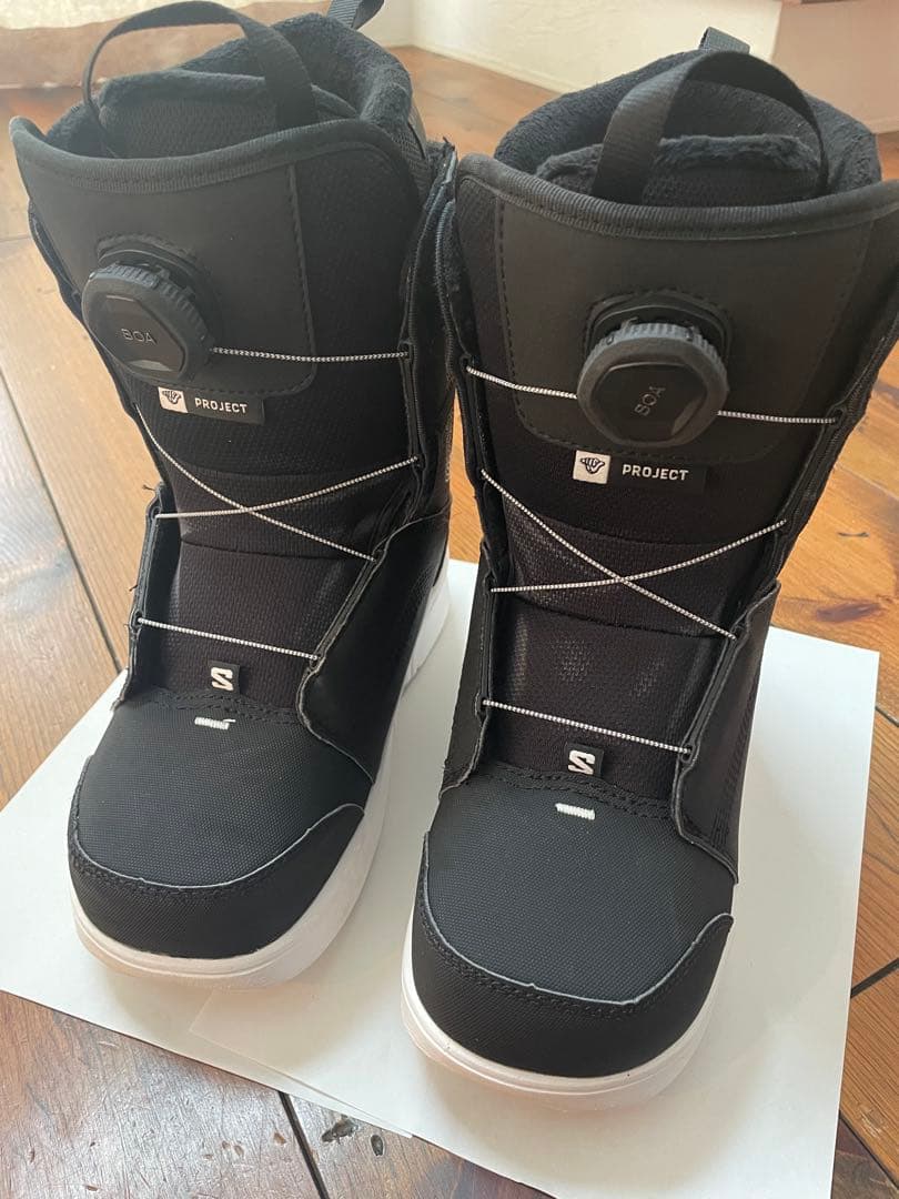 たけSALOMON PROJECT BOAキッズスノーボードブーツブラック