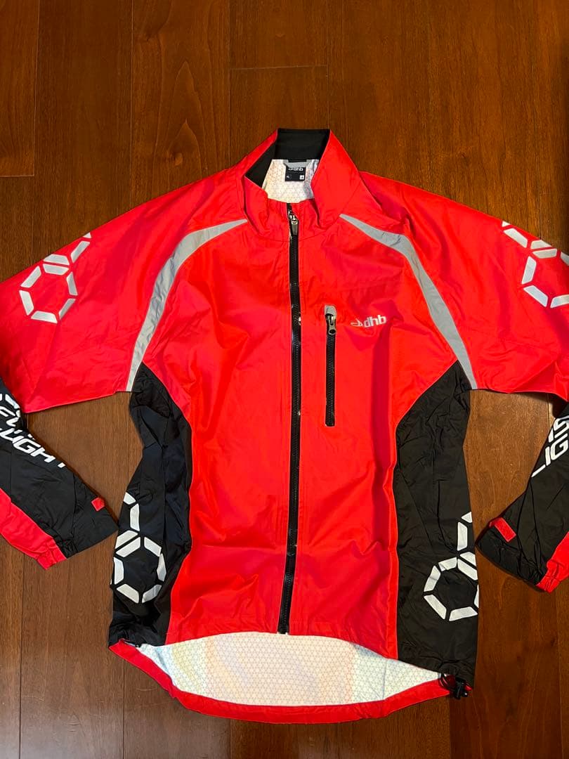 dhb flashlight waterproof jacket XLサイズ