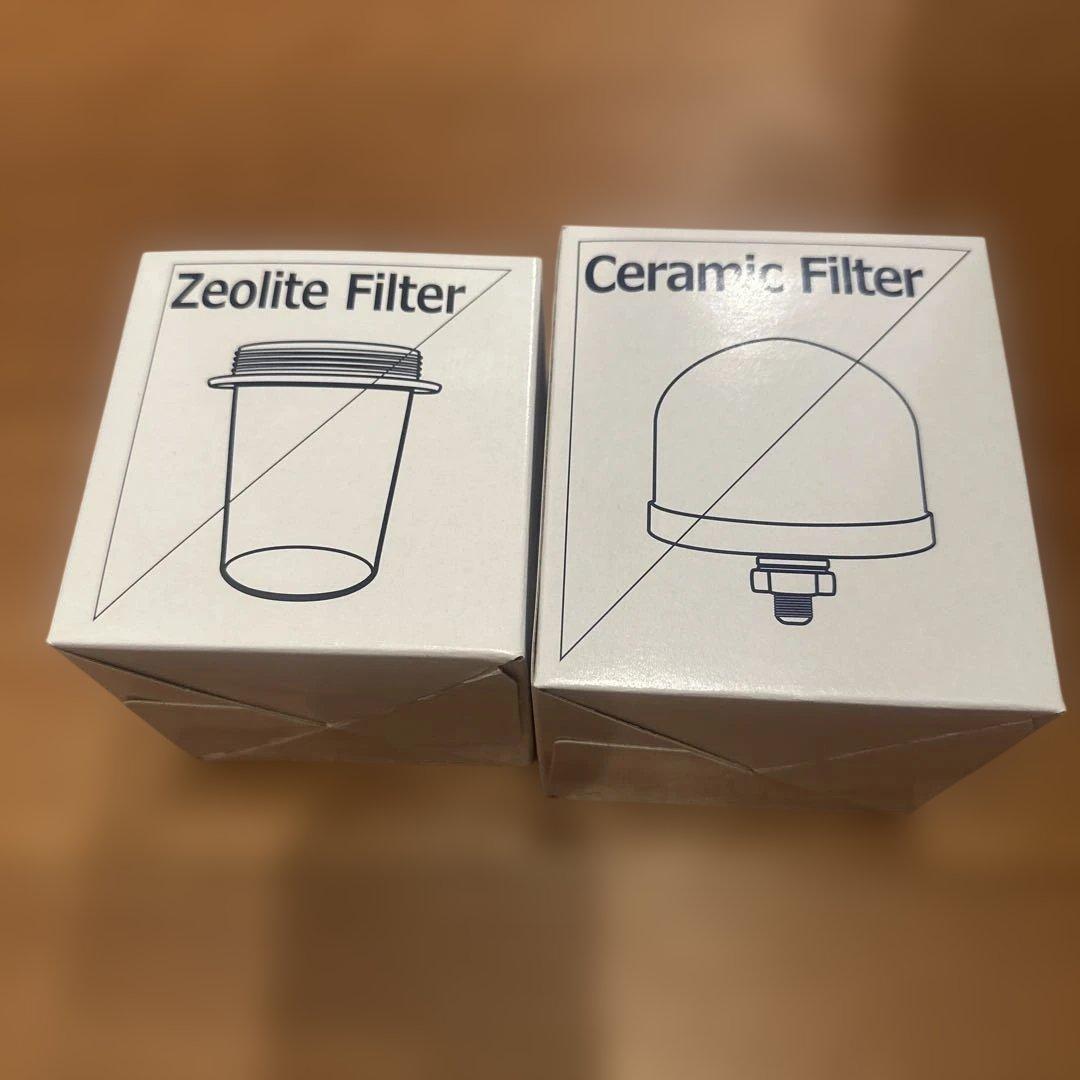 新品　ゼオライトフィルター、セラミックフィルターセット