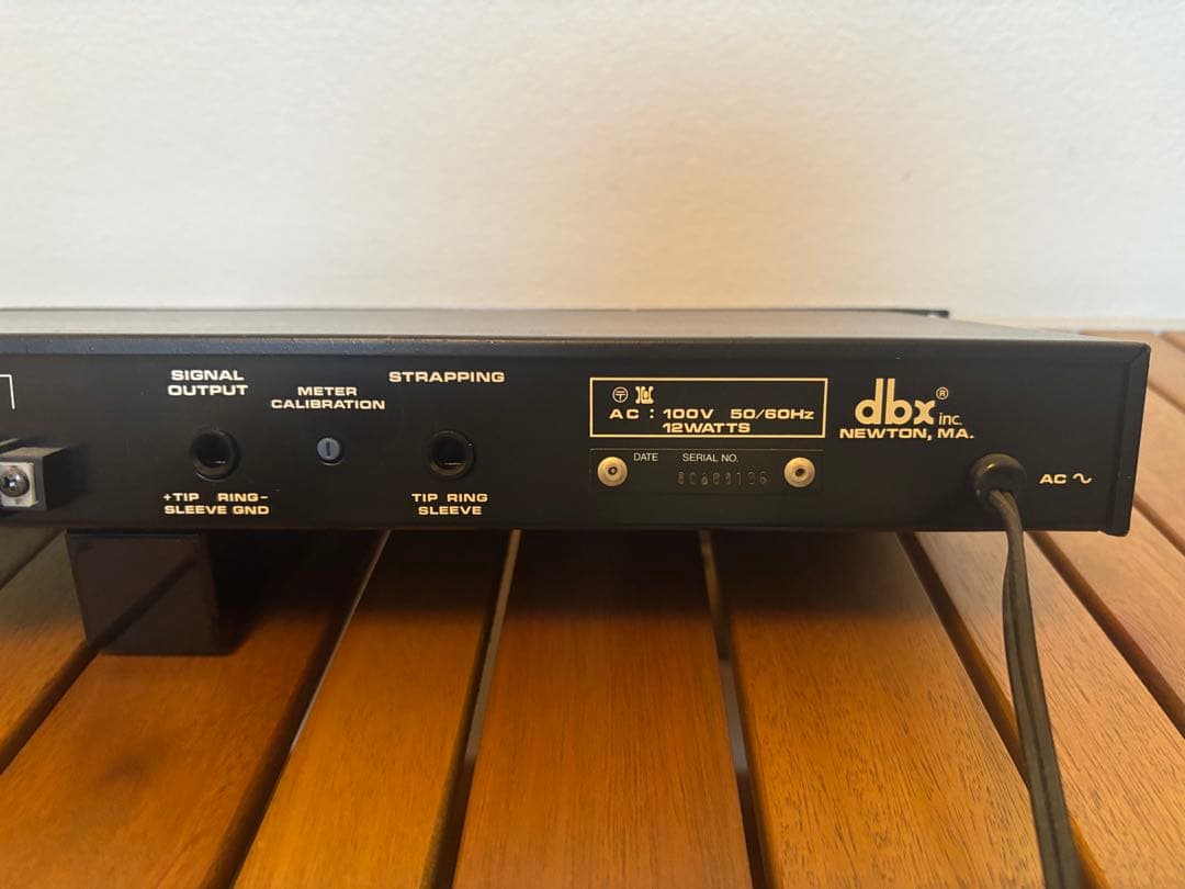 DBX 160X 名機コンプレッサー/リミッター　動作確認済み